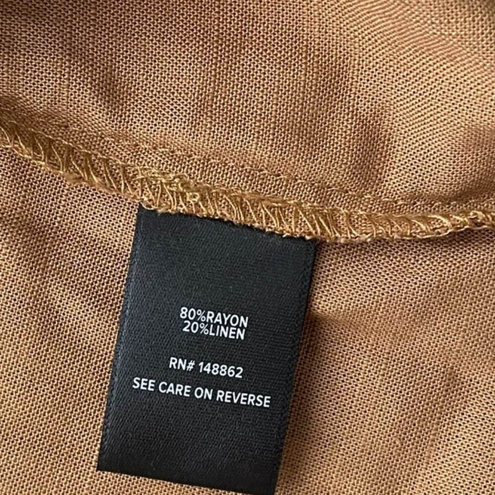 Torrid NEW Harper Linen Blend Pullover Tank Size 5X Light Caramel Color - Picture 10 of 10